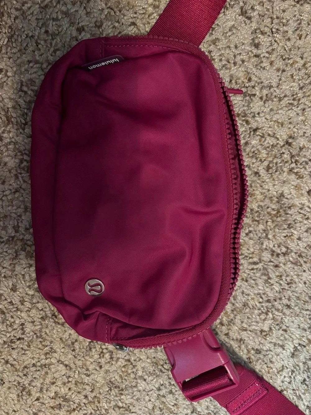 lululemon athletica Maroon/Pink Crossbody Belt Bag